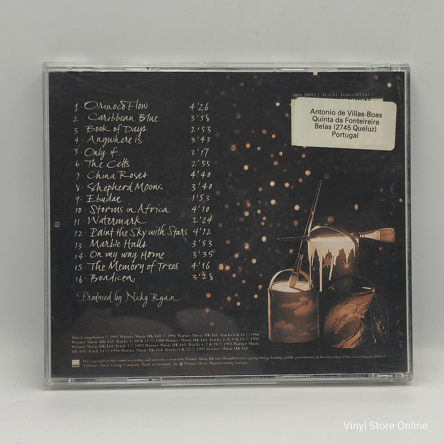 Enya ‎– Paint The Sky With Stars (The Best Of Enya)
