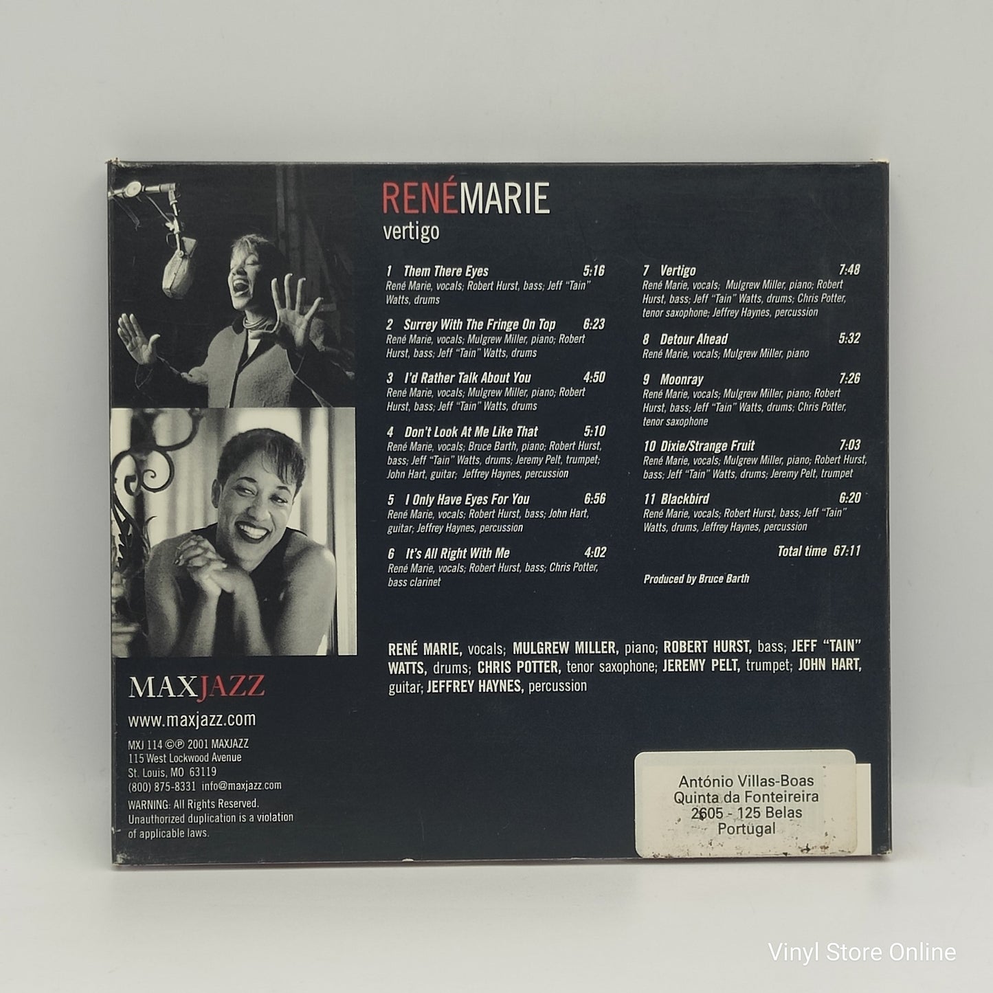 René Marie ‎– Vertigo
