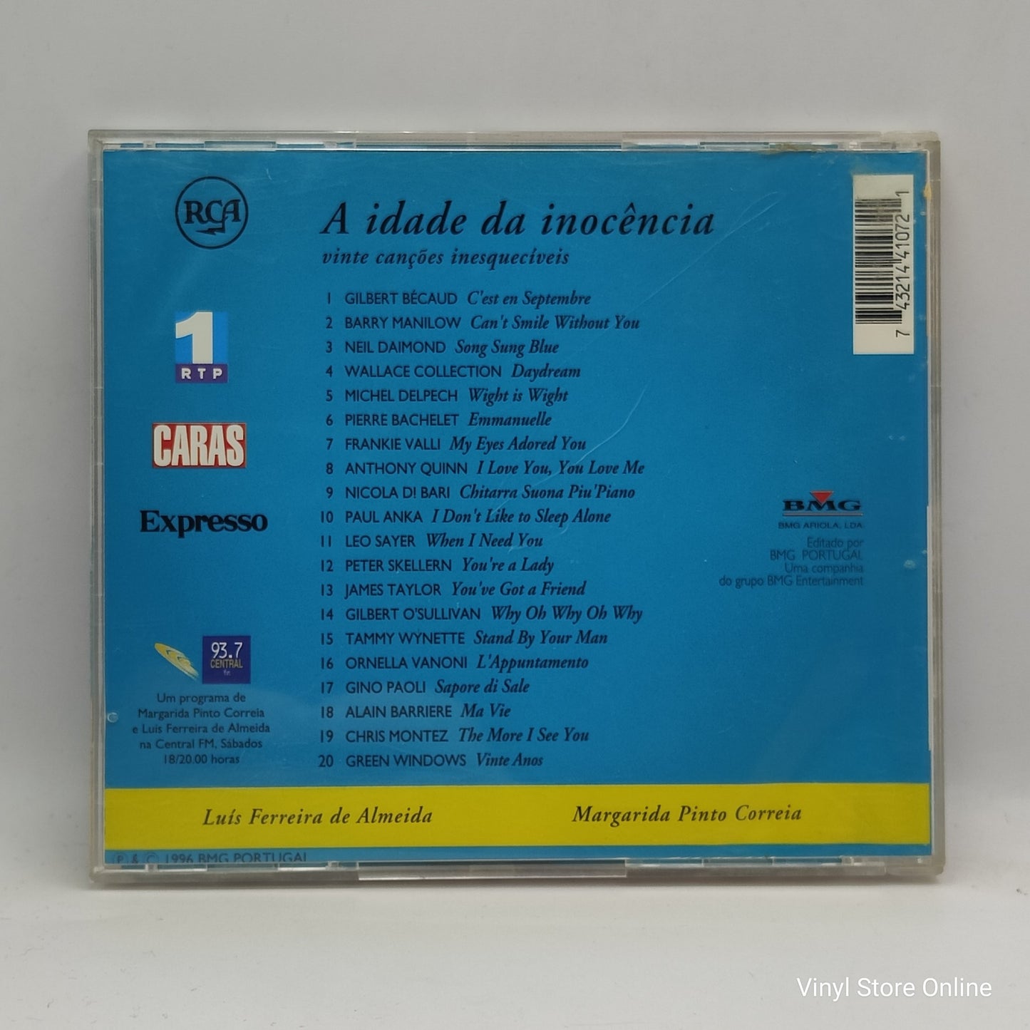 Various ‎– A Idade Da Inocência - Vinte Canções Inesquecíveis - Vol. 3