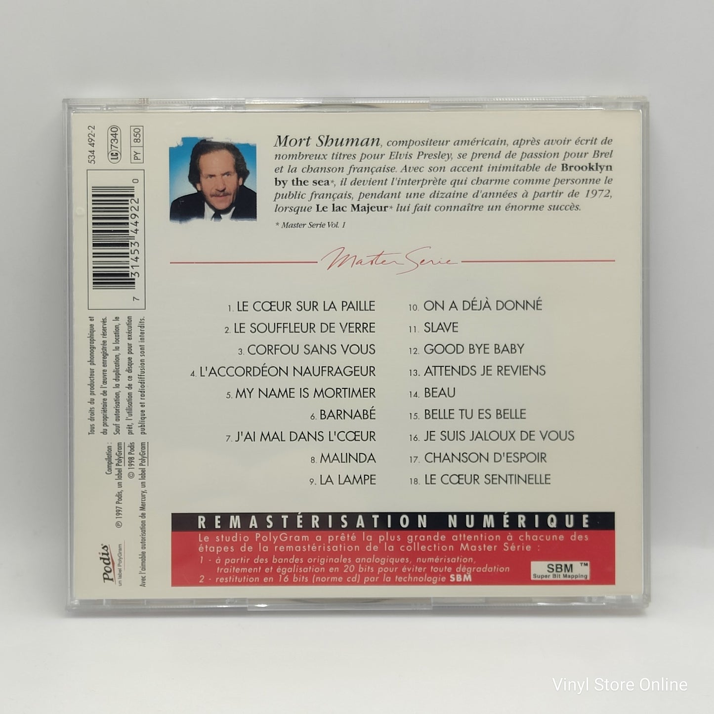 Mort Shuman - Master Serie Vol. 2 (CD, Comp, RE, RM)