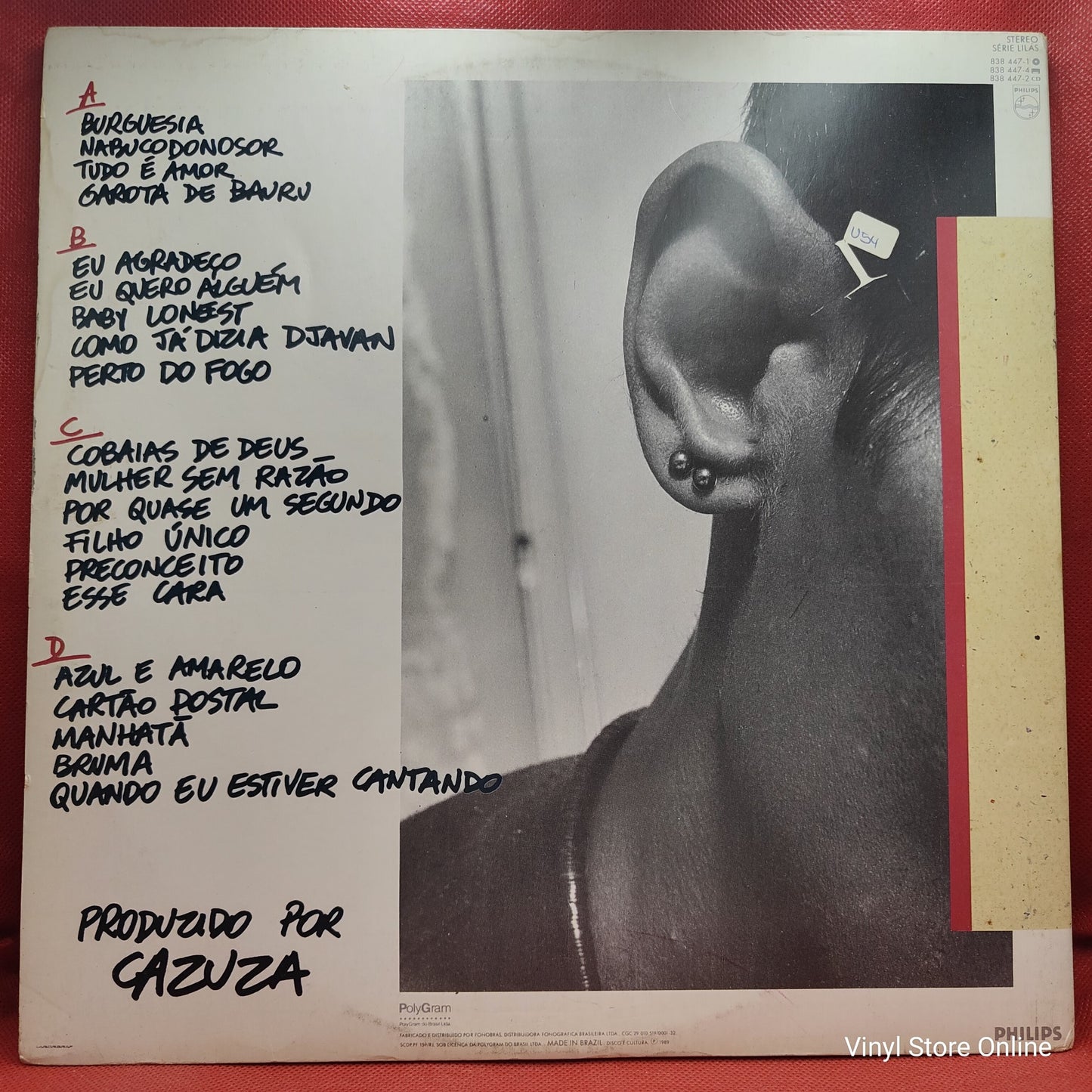 Cazuza - Burguesia (2xLP, Album, Gat)
