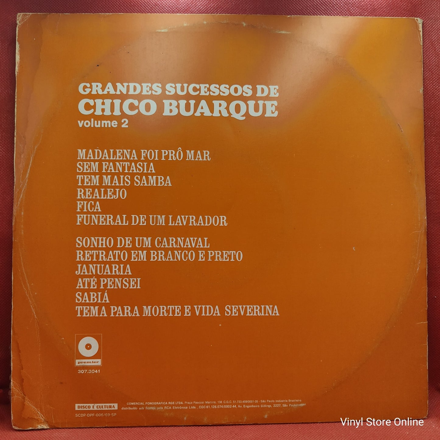 Chico Buarque - Grandes Sucessos de Chico Buarque - Volume 2 (LP, Comp)