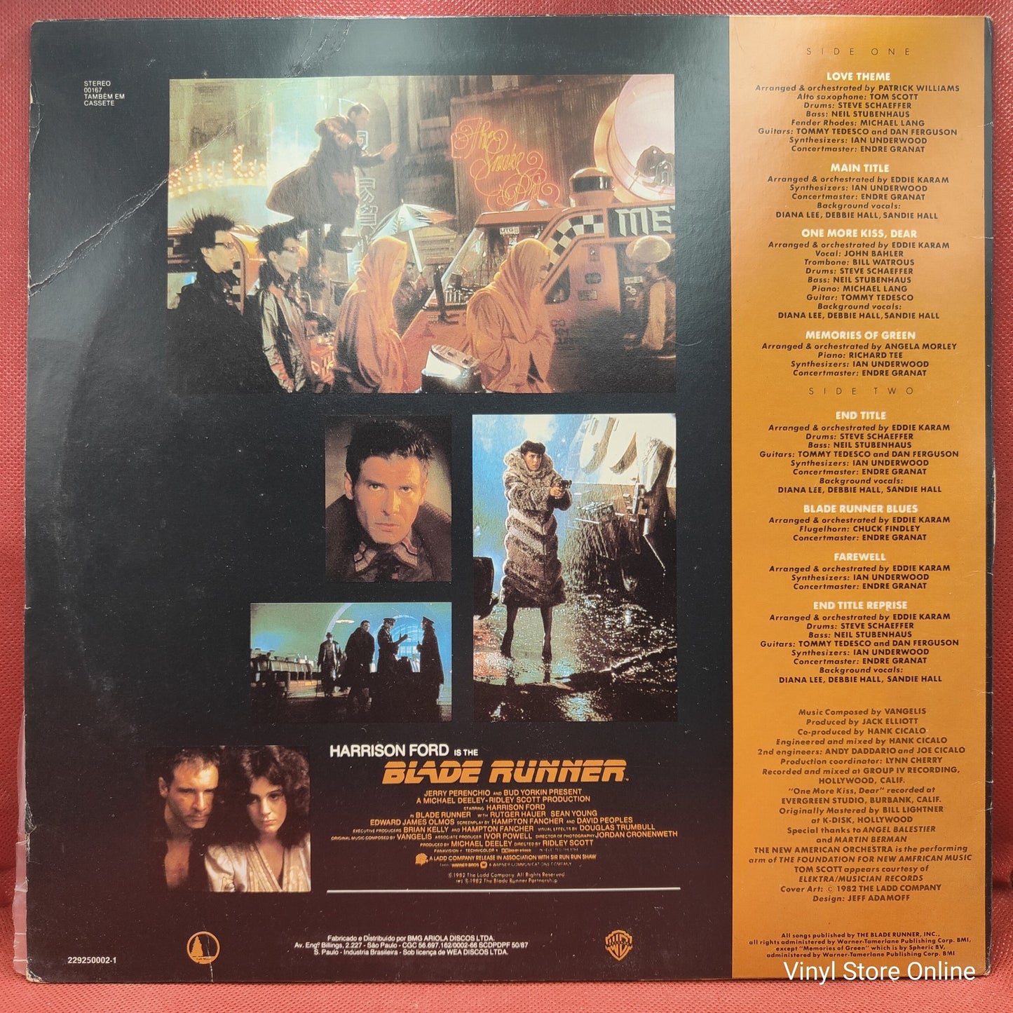 The New American Orchestra - Blade Runner (LP, Album, OST)