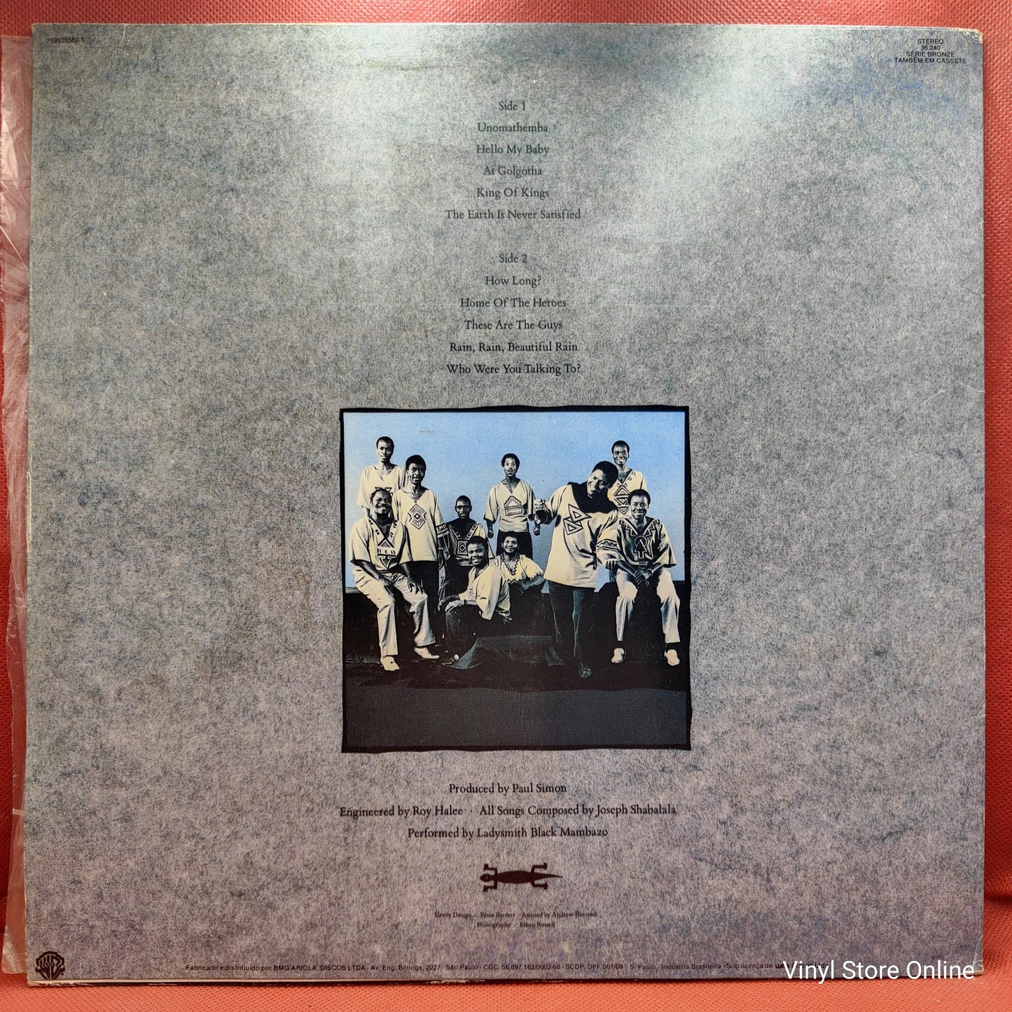 Ladysmith Black Mambazo - Shaka Zulu (LP, Album)