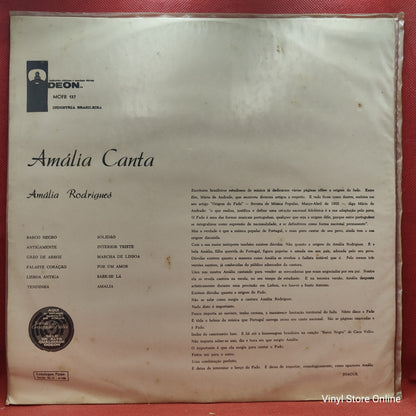 Amália Rodrigues - Amália Canta (LP, Mono)