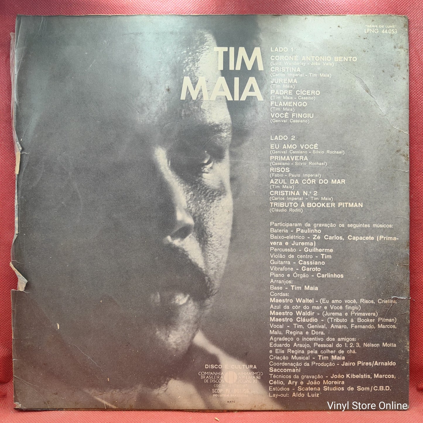 Tim Maia - Tim Maia (LP, Album, Mono)