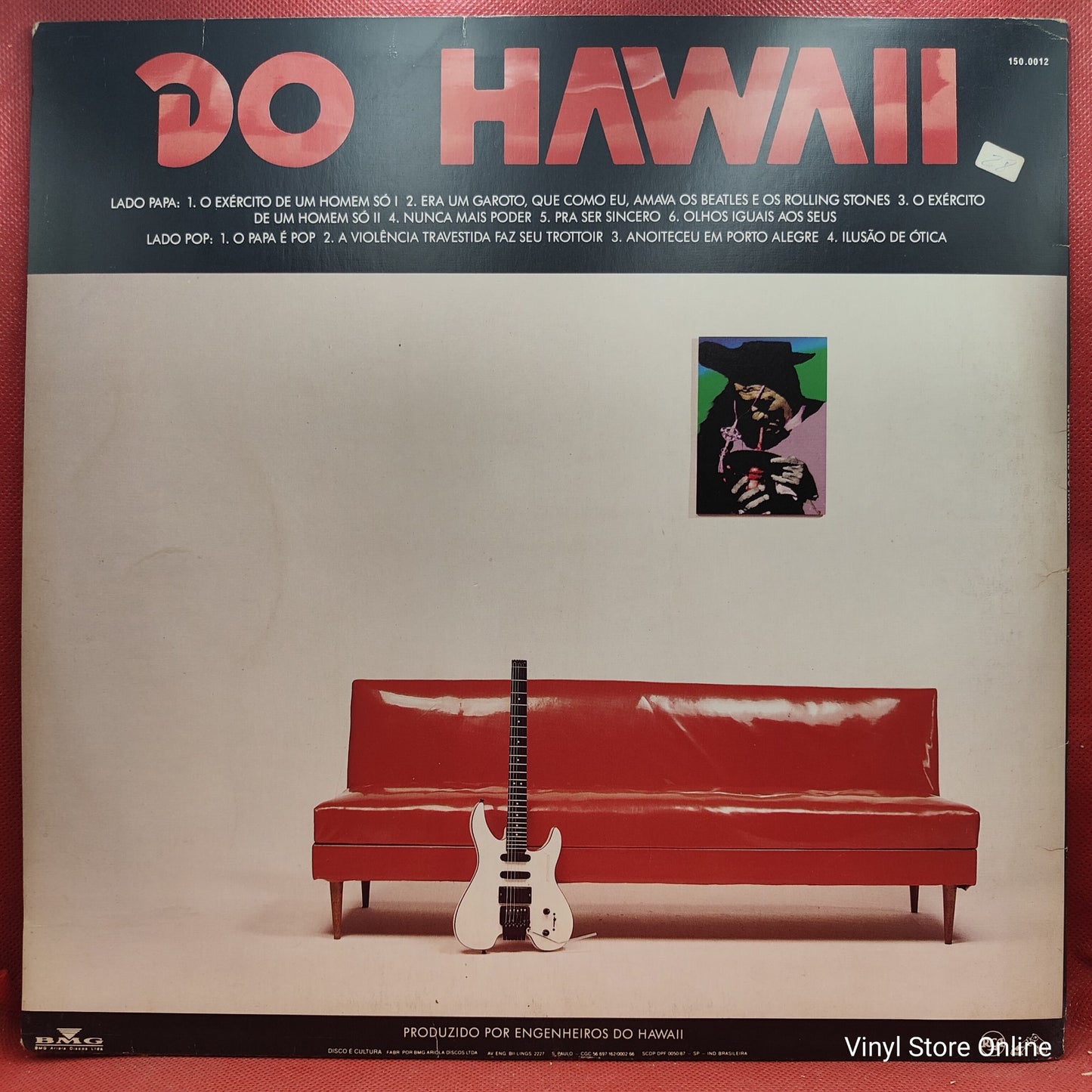 Engenheiros Do Hawaii - O Papa É Pop (LP, Album)
