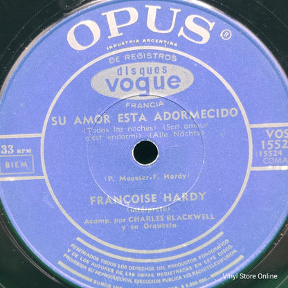 Françoise Hardy - La Nuit Est Sur La Ville / Rendez-Vous D'Automne (7", Single)