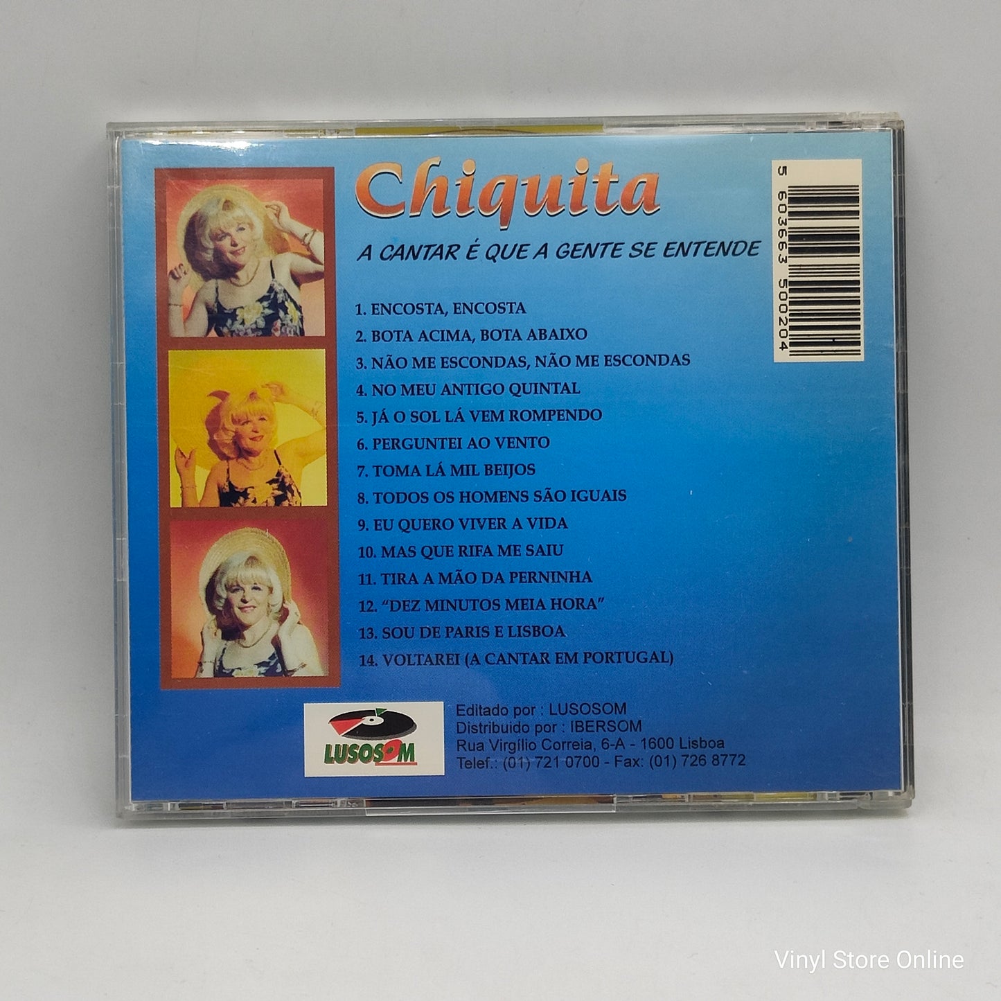 Chiquita - A Cantar É Que A Gente Se Entende (CD, Album)