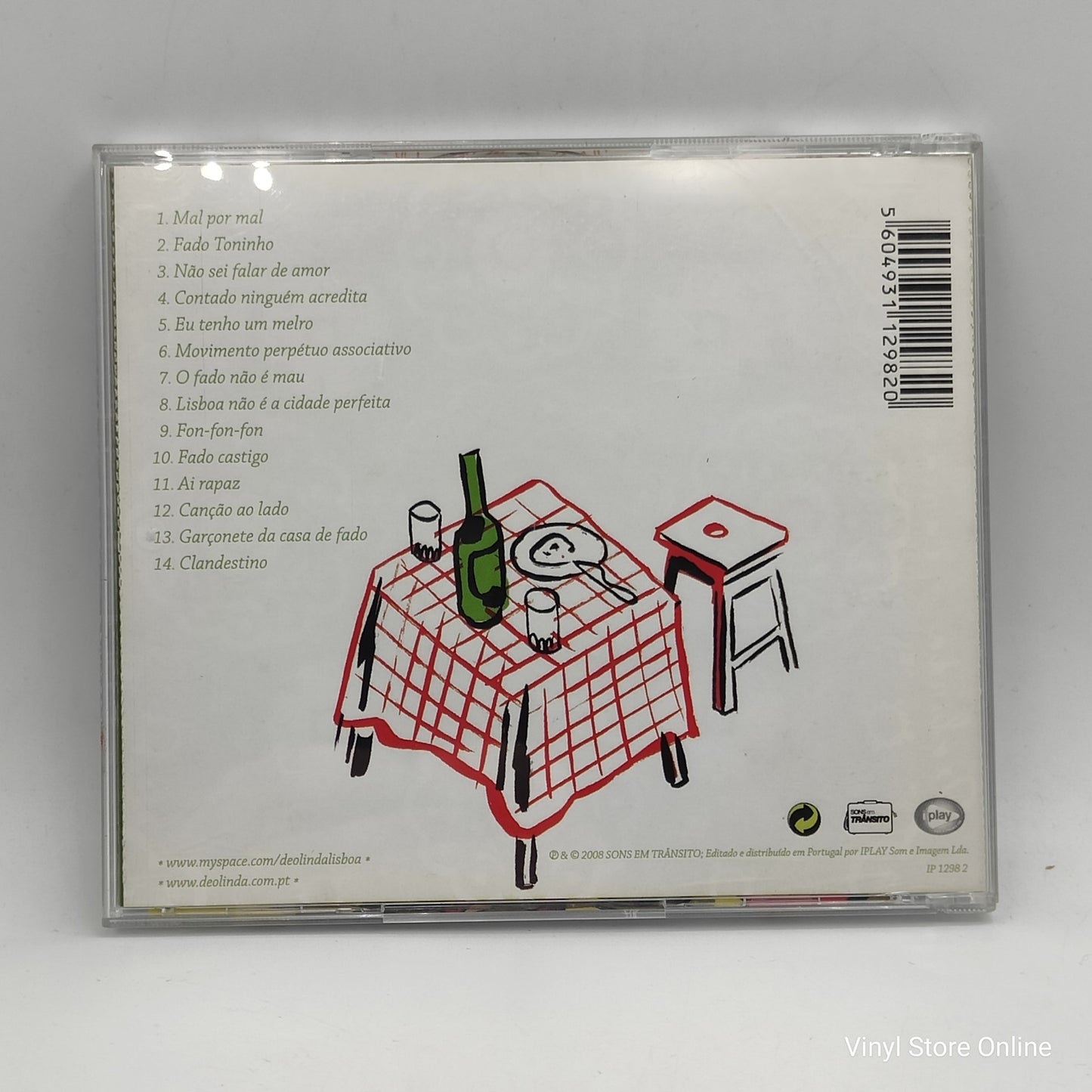 Deolinda - Canção Ao Lado (CD, Album)