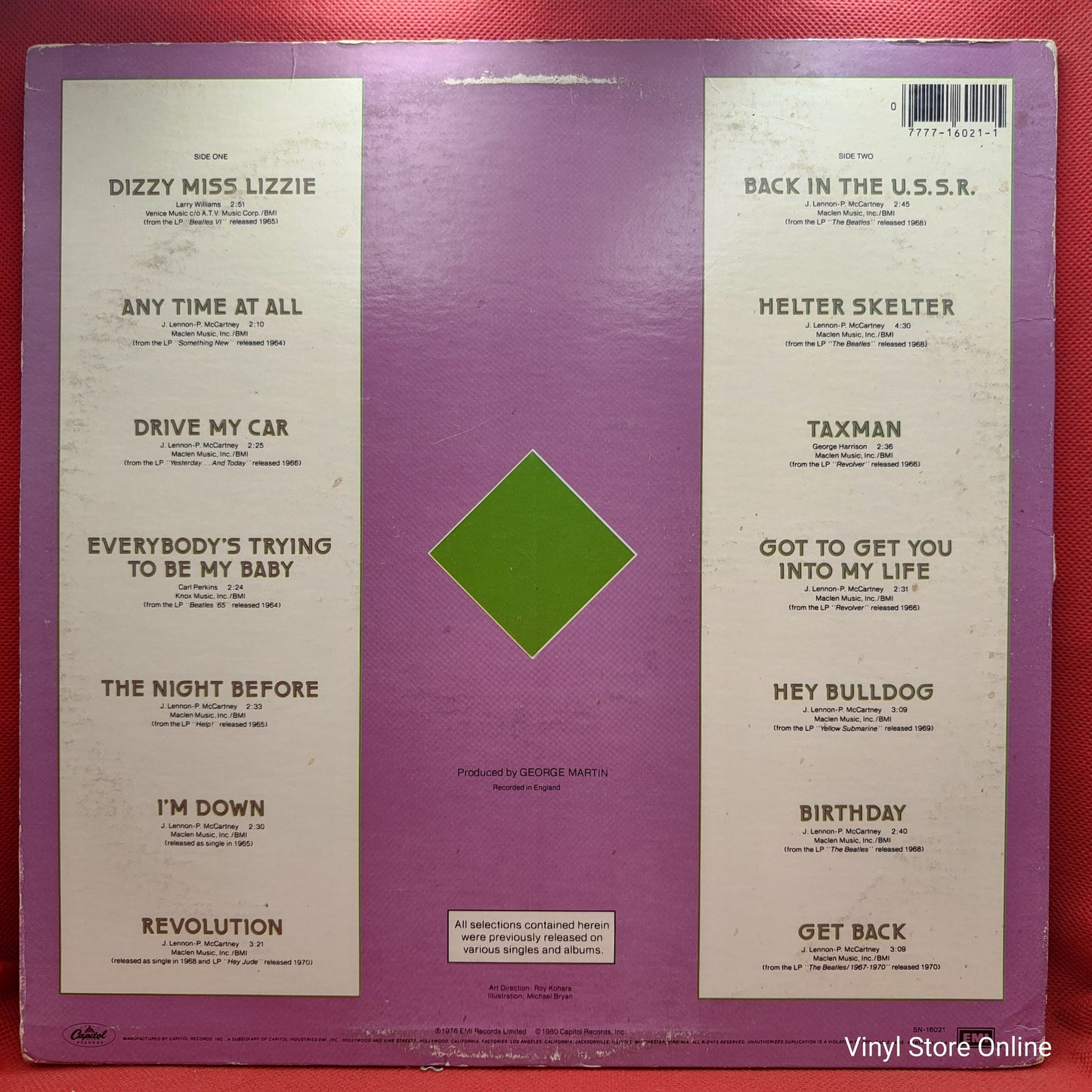 The Beatles - Rock 'n' Roll Music, Volume 2 (LP, Comp, Jac)