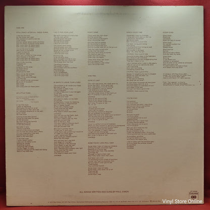 Paul Simon - Still Crazy After All These Years (LP, Album, Ter)