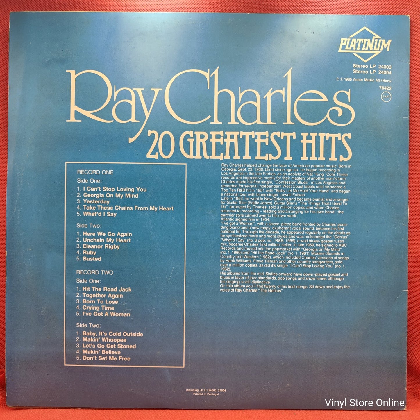 Ray Charles - 20 Greatest Hits