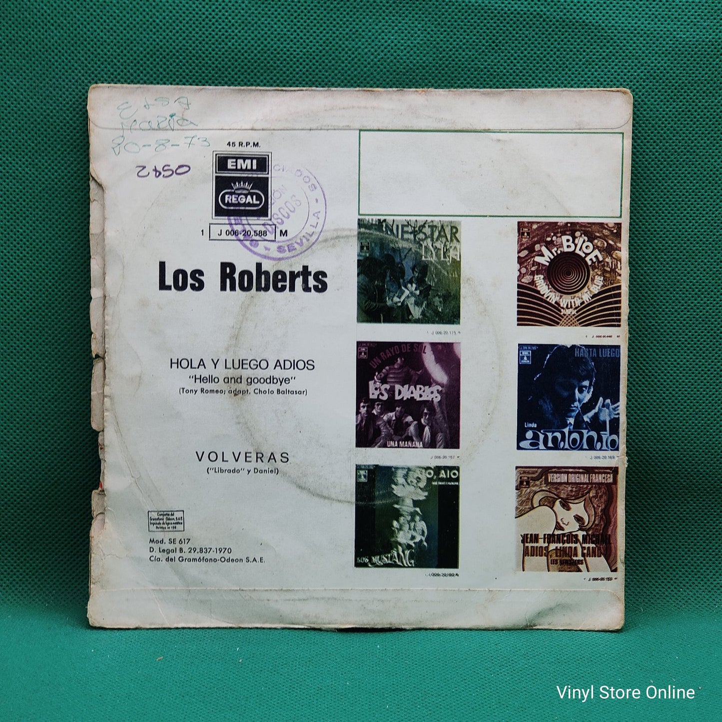 Los Roberts - Hola Y Luego Adiós / Volverás