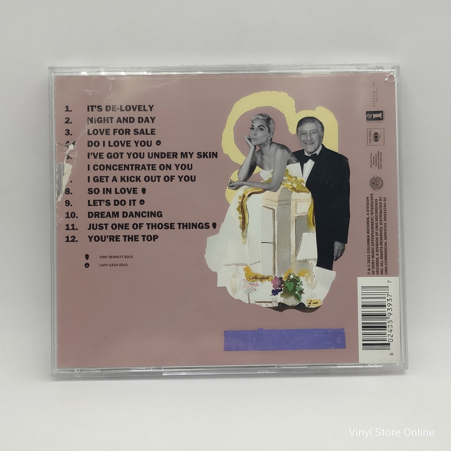 Tony Bennett & Lady Gaga - Love For Sale (CD, Album, Tar)