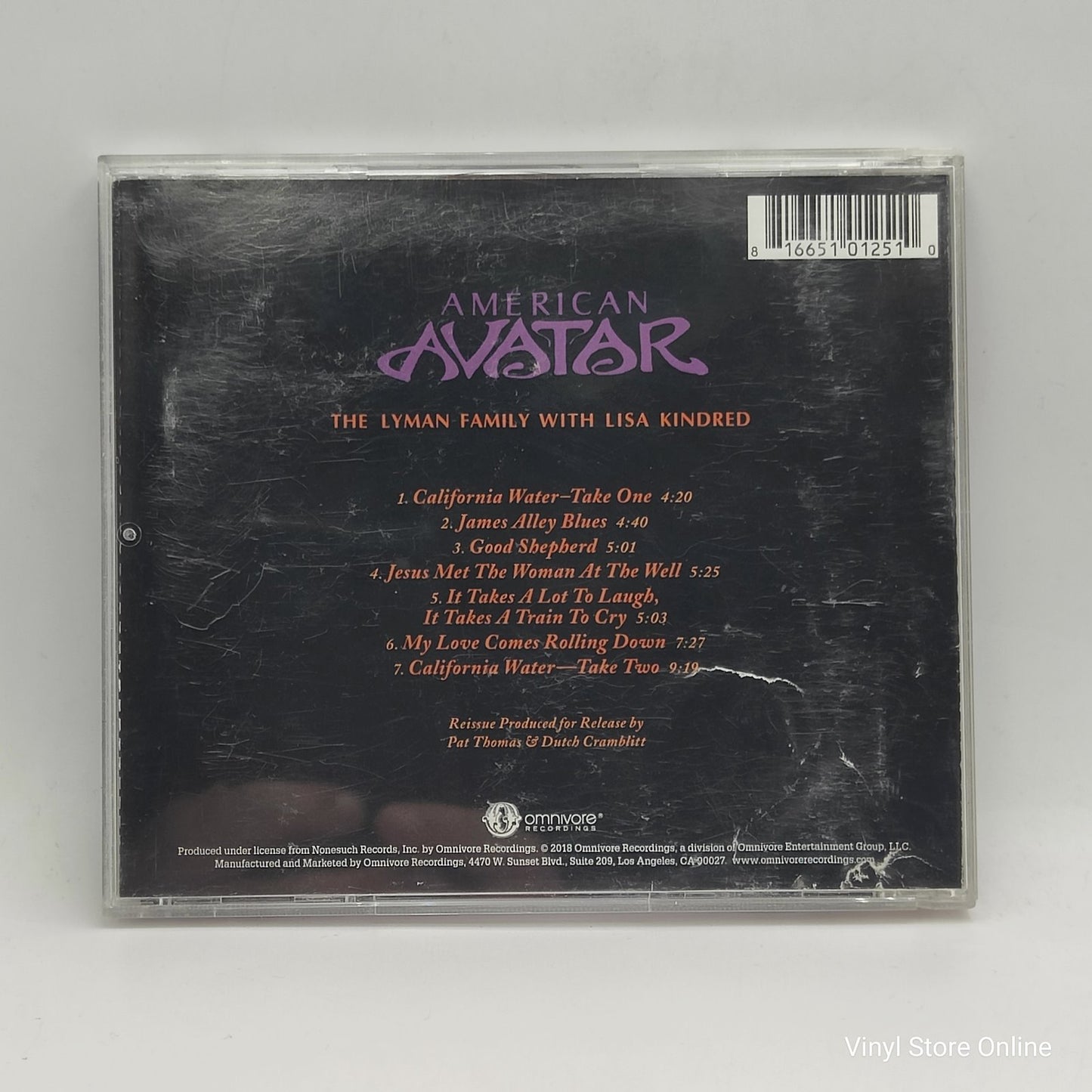 The Lyman Family With Lisa Kindred - American Avatar (CD, Album)