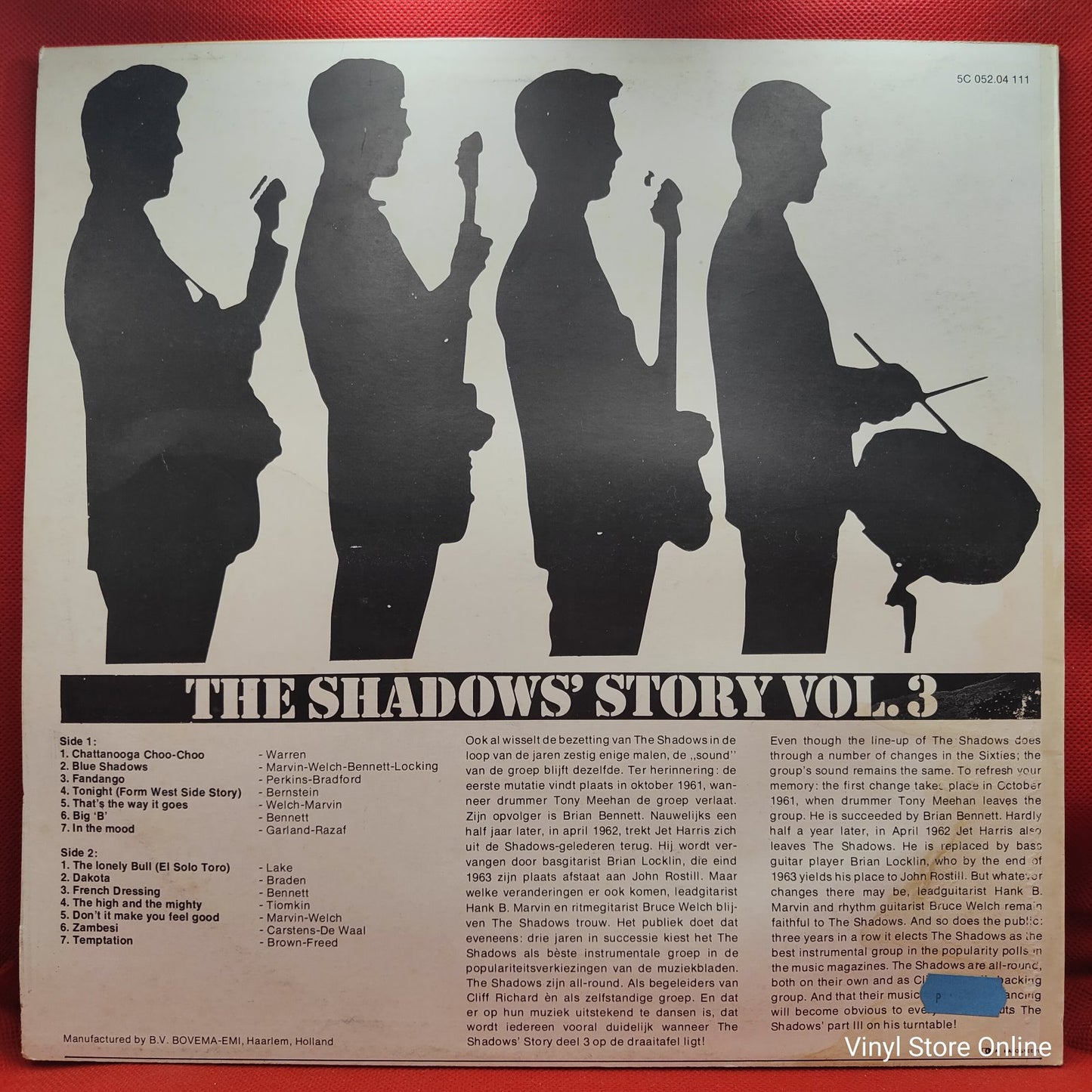 The Shadows - The Shadows' Story Vol. 3 (Dance With The Shadows) (LP, Album, RE)
