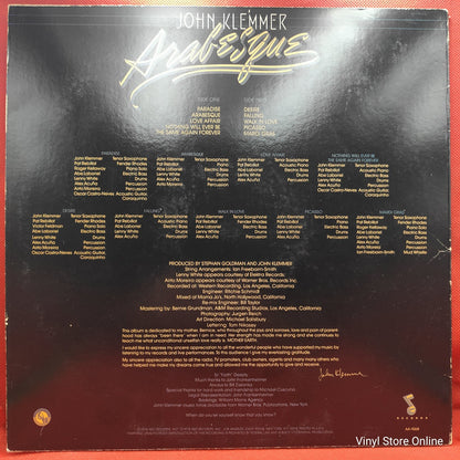 John Klemmer - Arabesque (LP, Album, San)