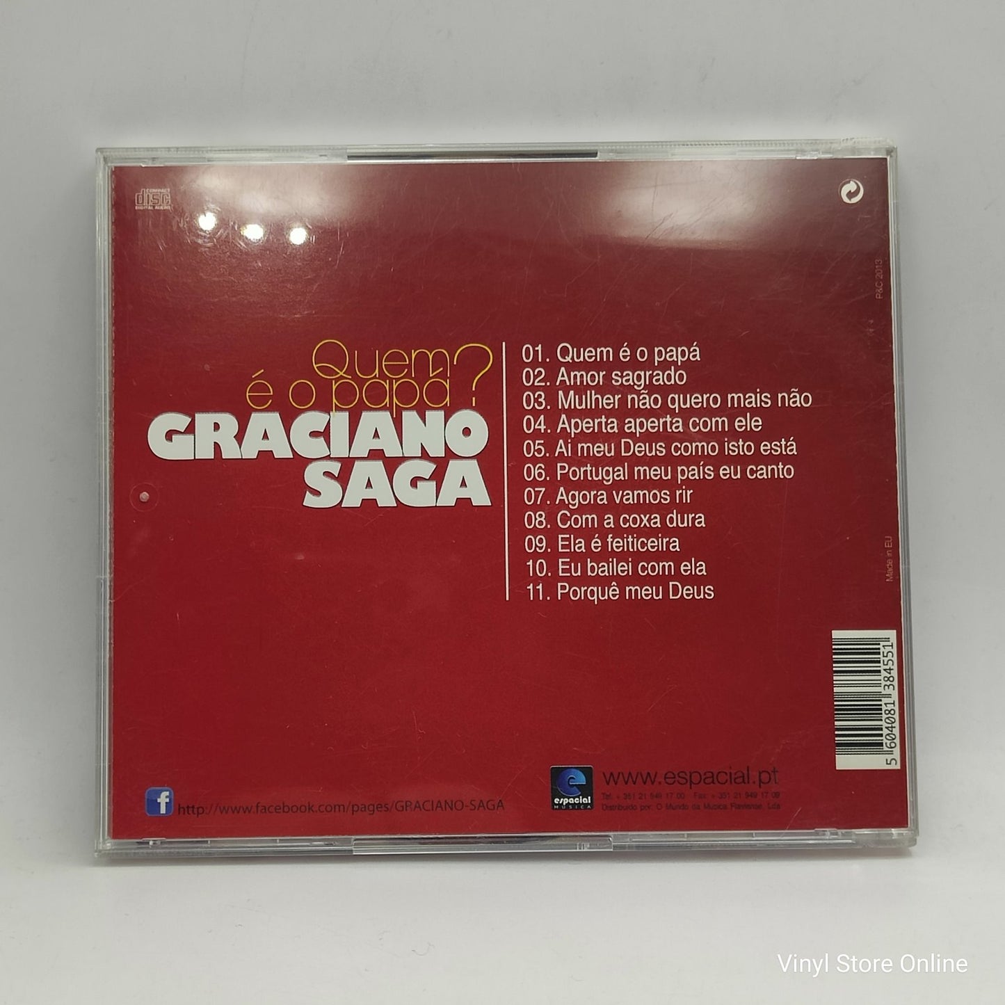 Graciano Saga - Quem É O Papá? (CD, Album)