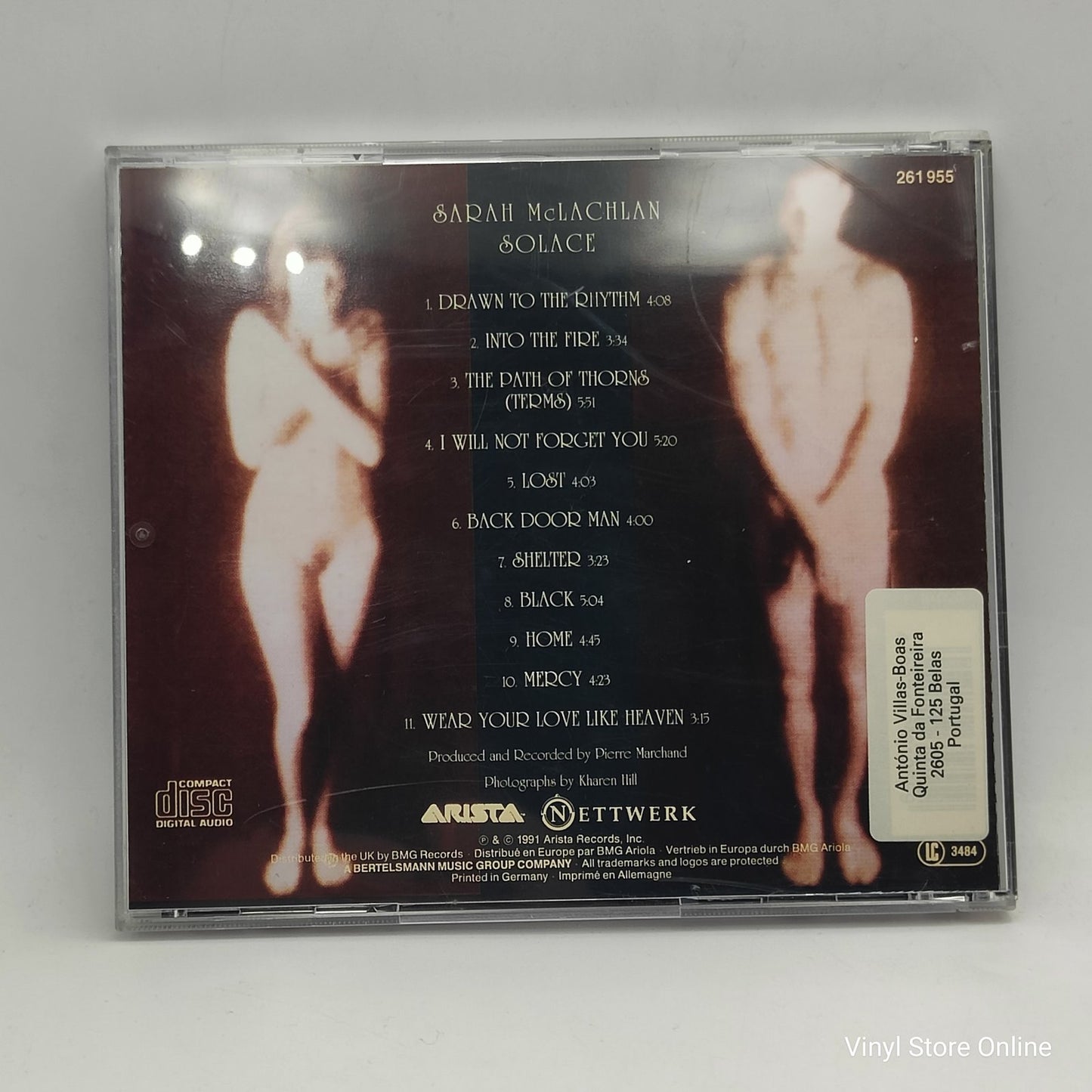 Sarah McLachlan - Solace (CD, Album, RP)
