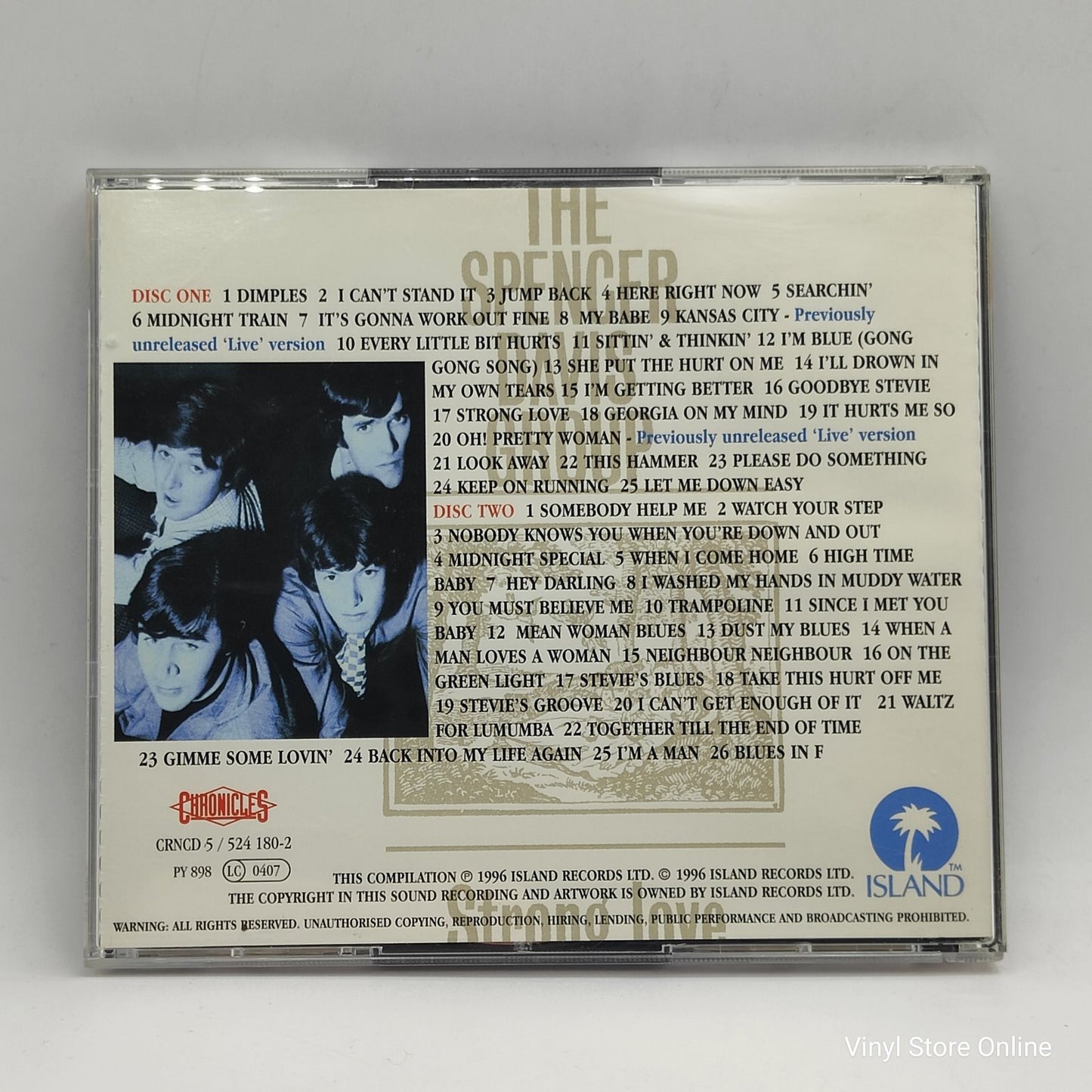 The Spencer Davis Group - Eight Gigs A Week - The Steve Winwood Years (2xCD, Comp, Mono + Box)