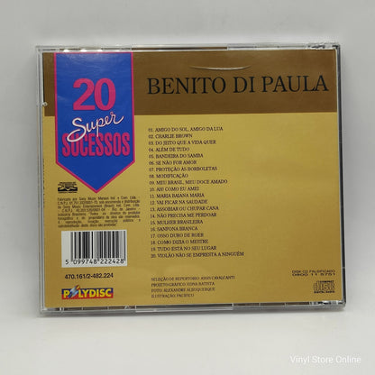 Benito Di Paula - 20 Super Sucessos (CD, Comp, RM, RP, AB)