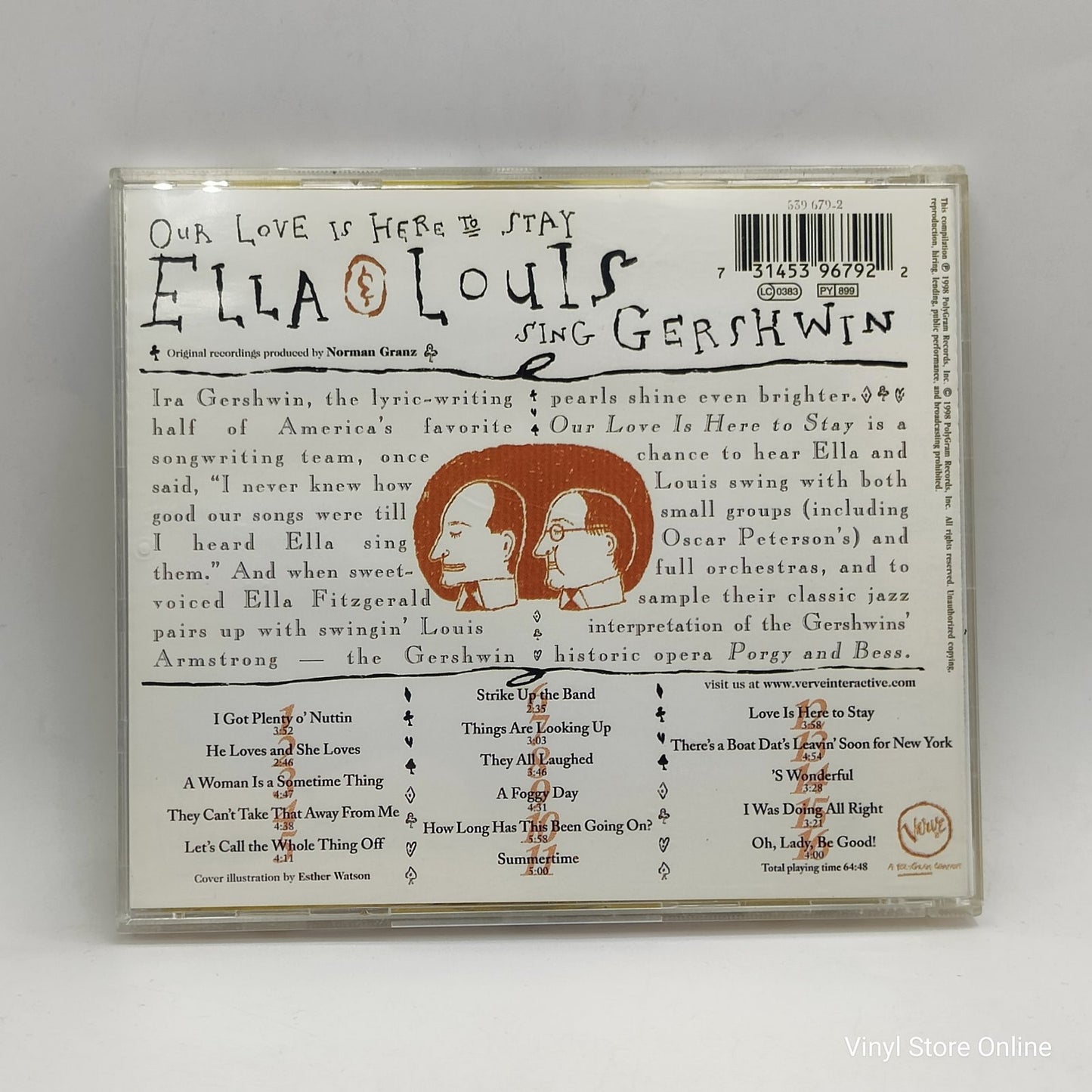 Ella & Louis - Our Love Is Here To Stay(CD, Comp.)