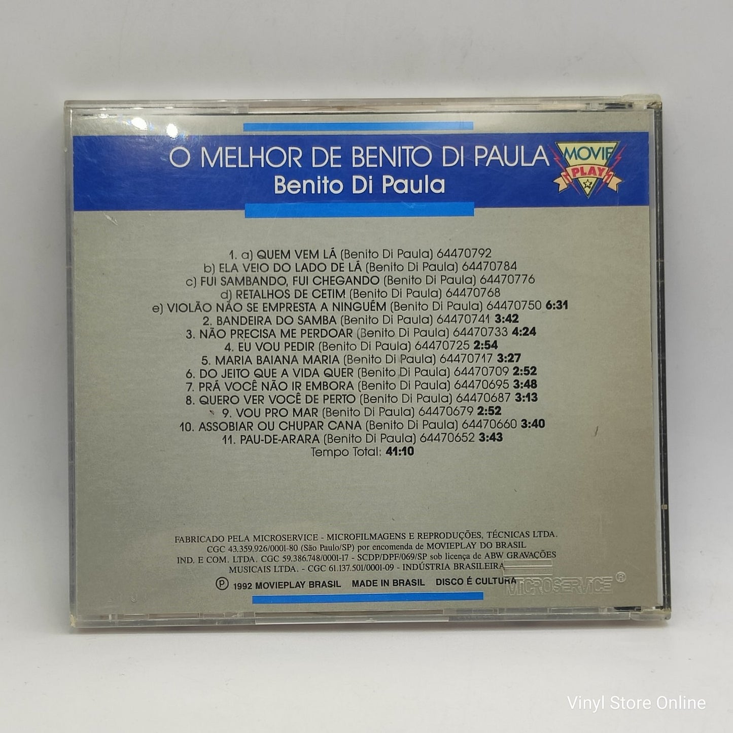 Benito Di Paula - O Melhor De Benito Di Paula (CD, Comp)
