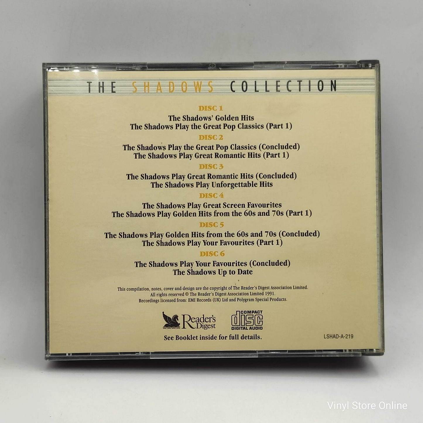 The Shadows - The Shadows Collection (6xCD, Comp, Box)