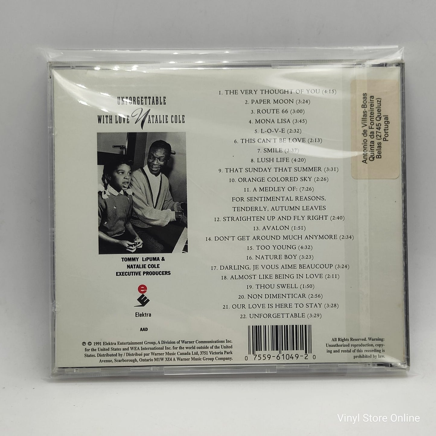 Natalie Cole - Unforgettable With Love (CD, Album)