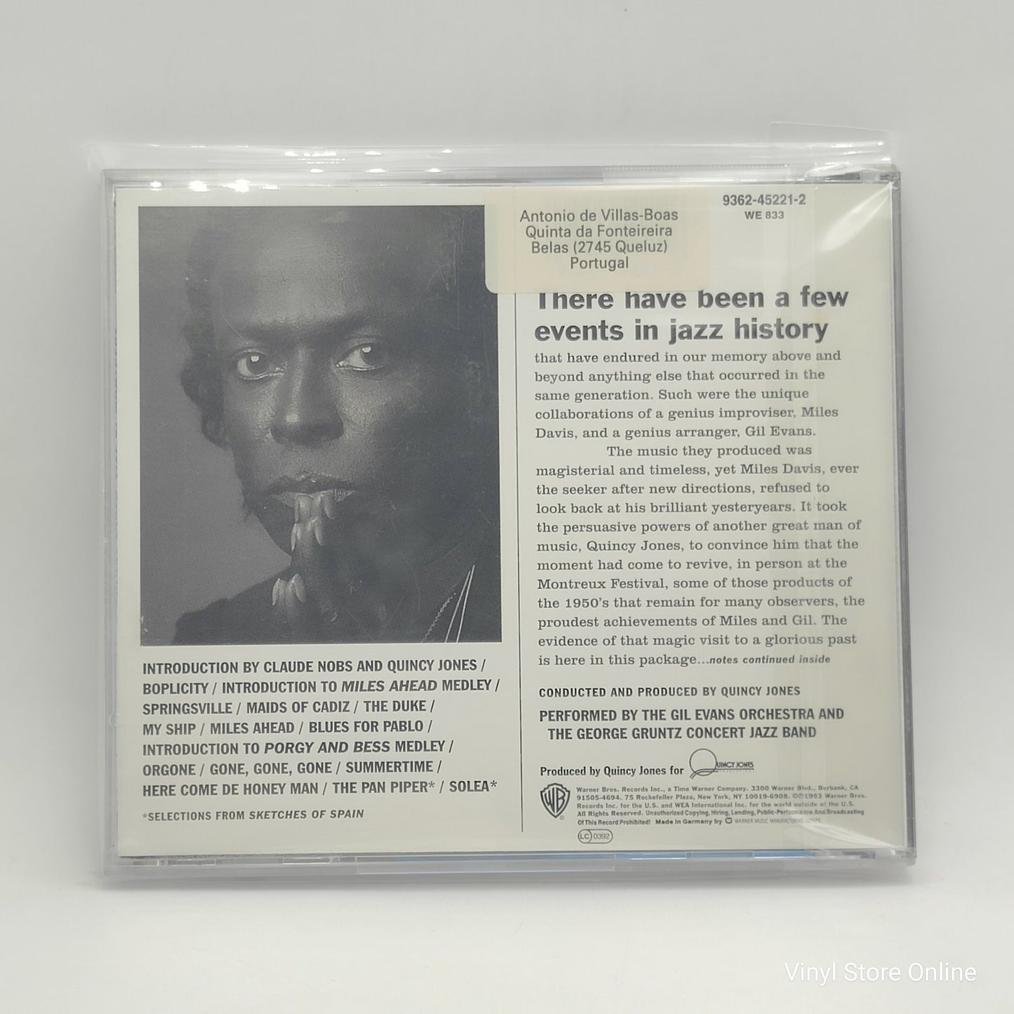 Miles Davis & Quincy Jones - Live At Montreux (CD, Album)