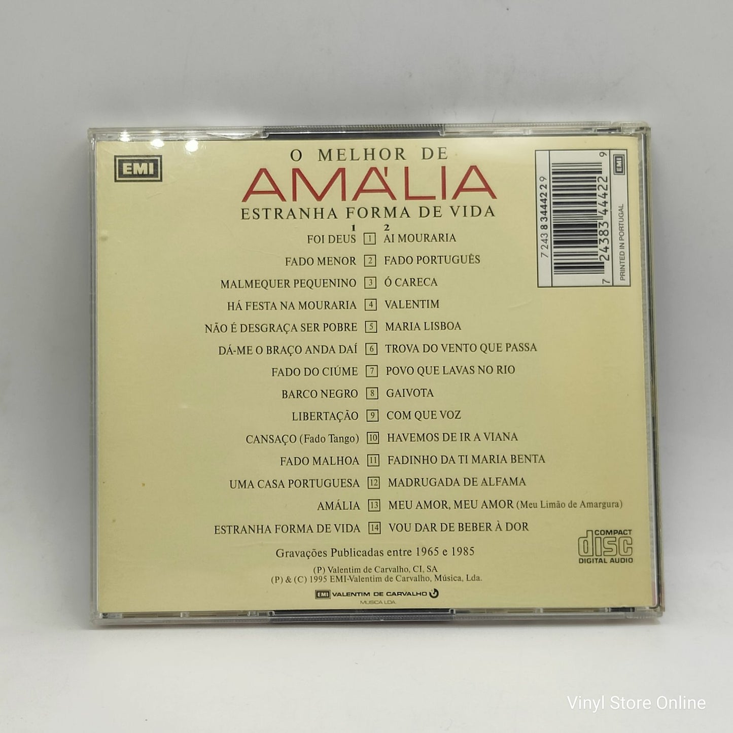 Amália - O Melhor De Amália (Estranha Forma De Vida) (2xCD, Comp, RE)