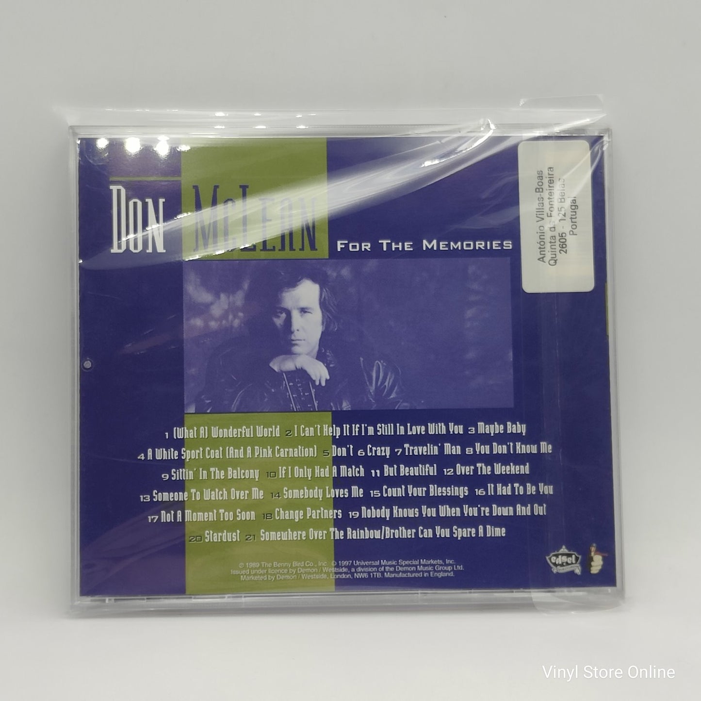 Don McLean – For The Memories (CD, Comp)