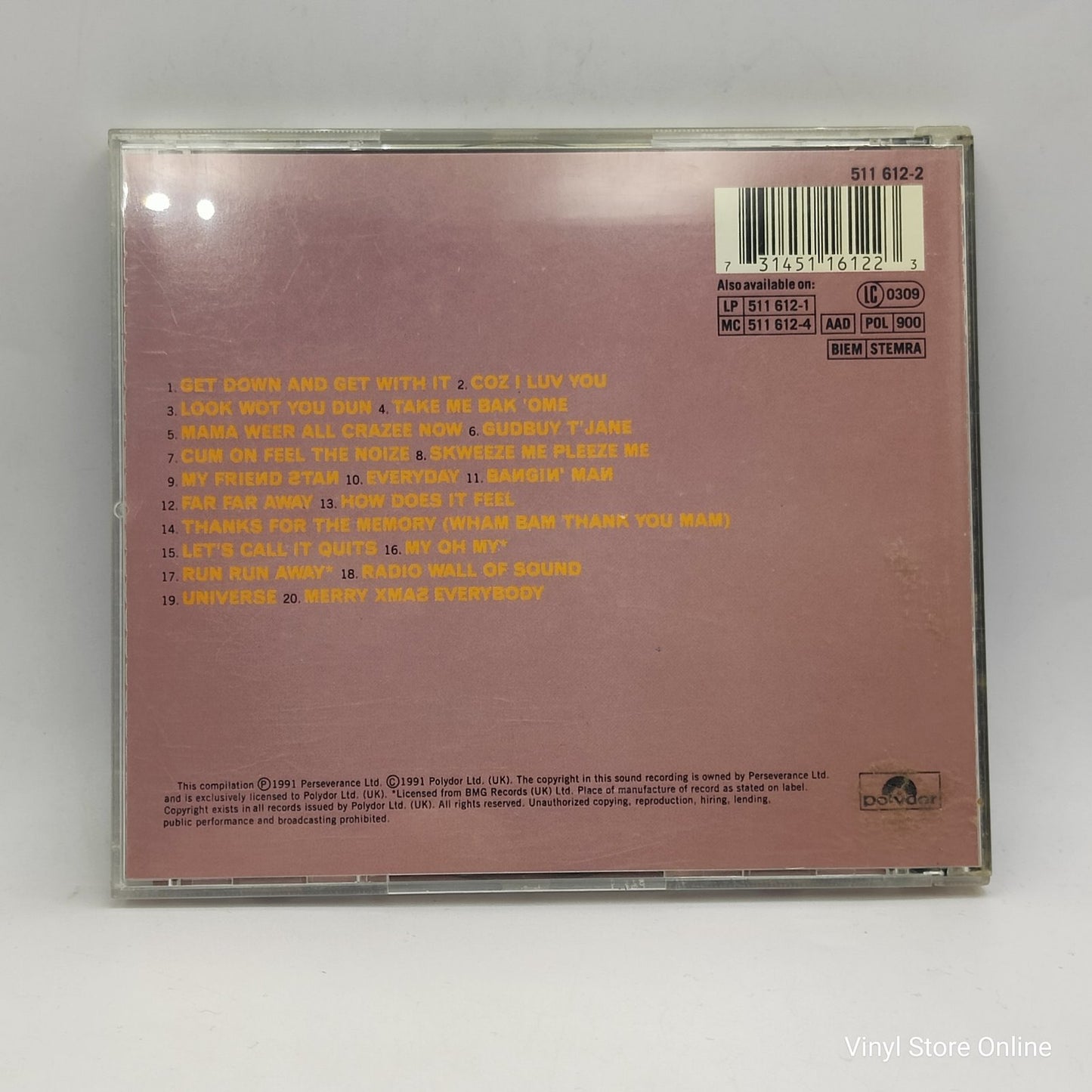 Slade - Wall Of Hits (CD, Comp)