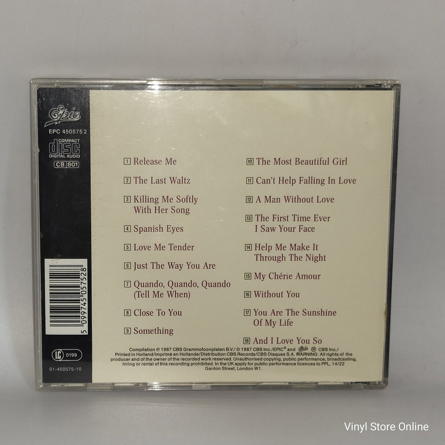 Engelbert Humperdinck - Greatest Love Songs (CD, Comp)