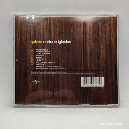 Enrique Iglesias - Quizás (CD, Album)