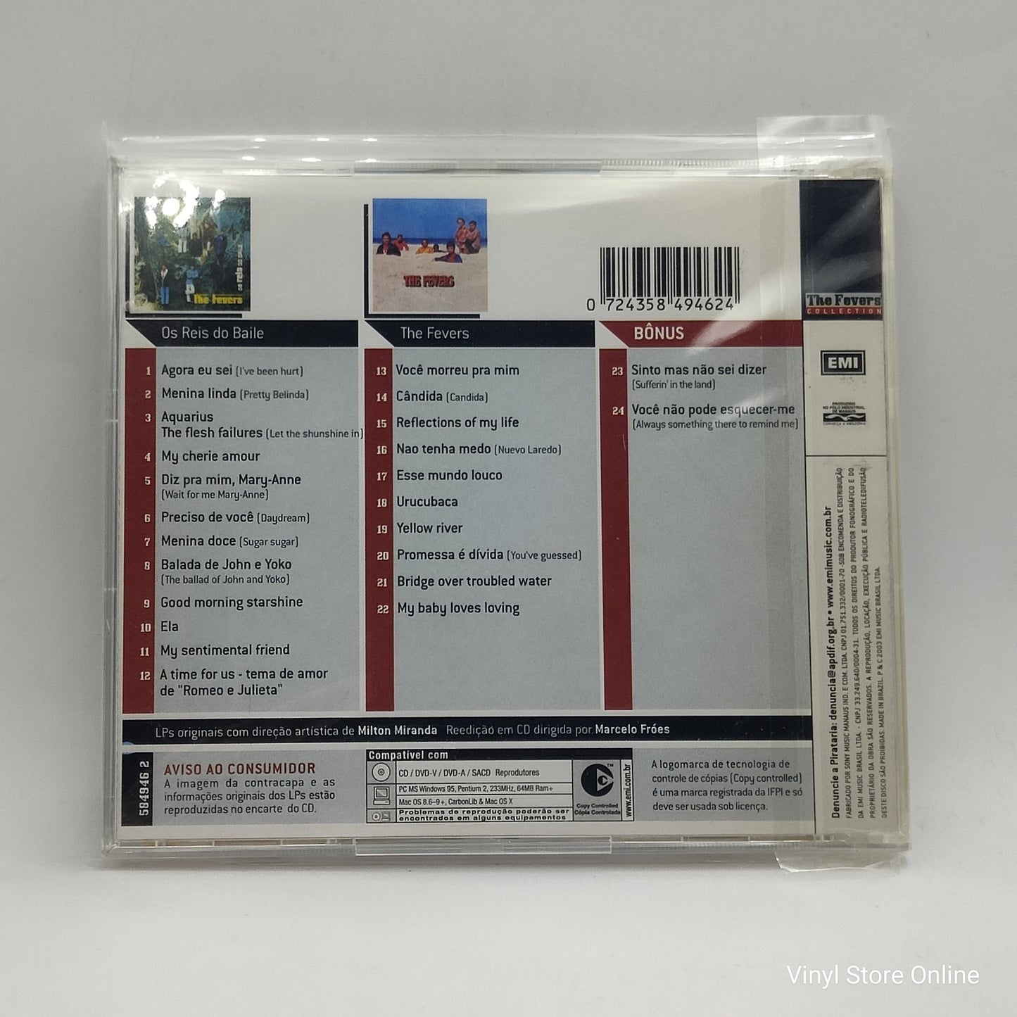 The Fevers - Os Reis Do Baile / The Fevers - 1969 / 1970 (CD, Comp, Copy Prot., Enh)