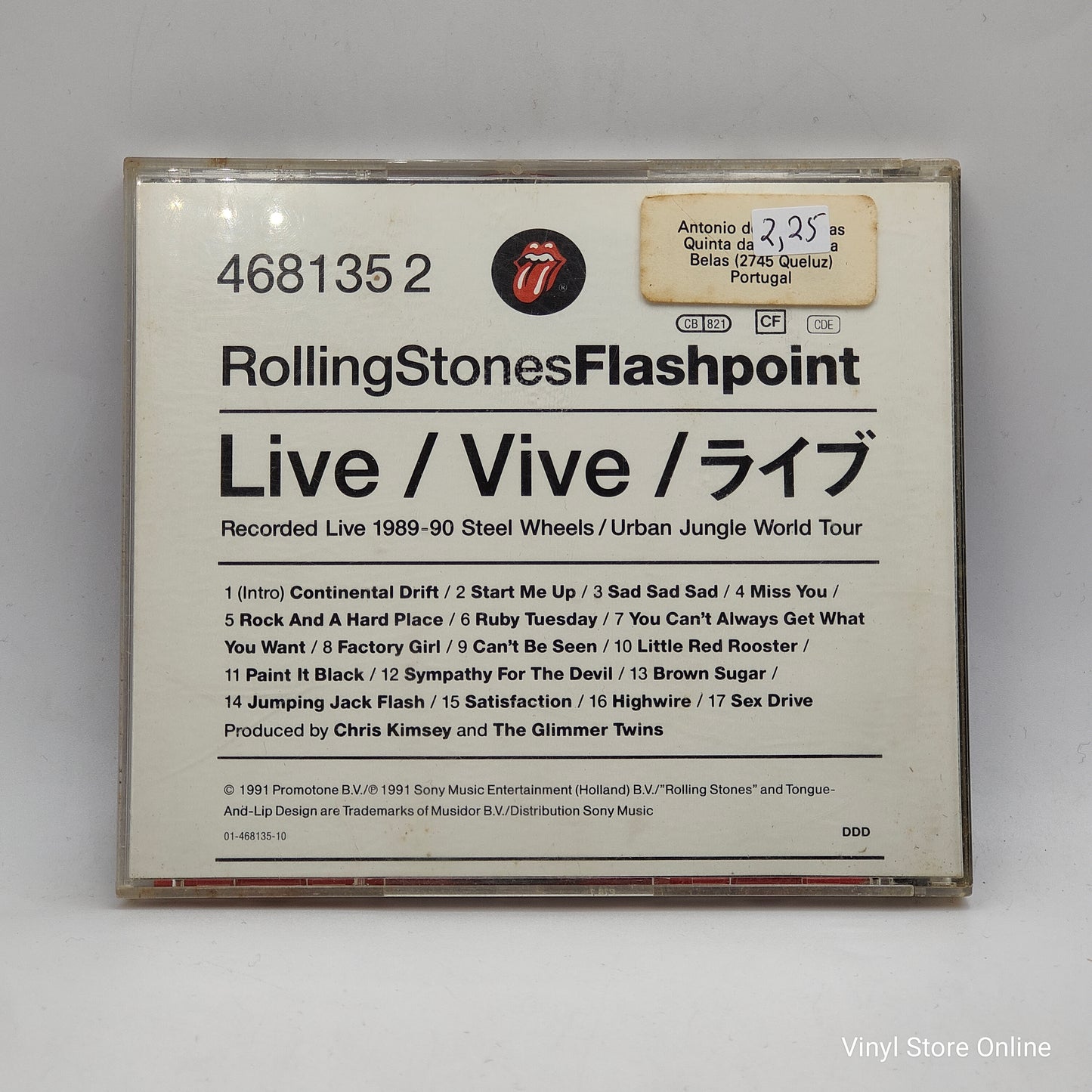 Rolling Stones - Flashpoint (CD, Album)