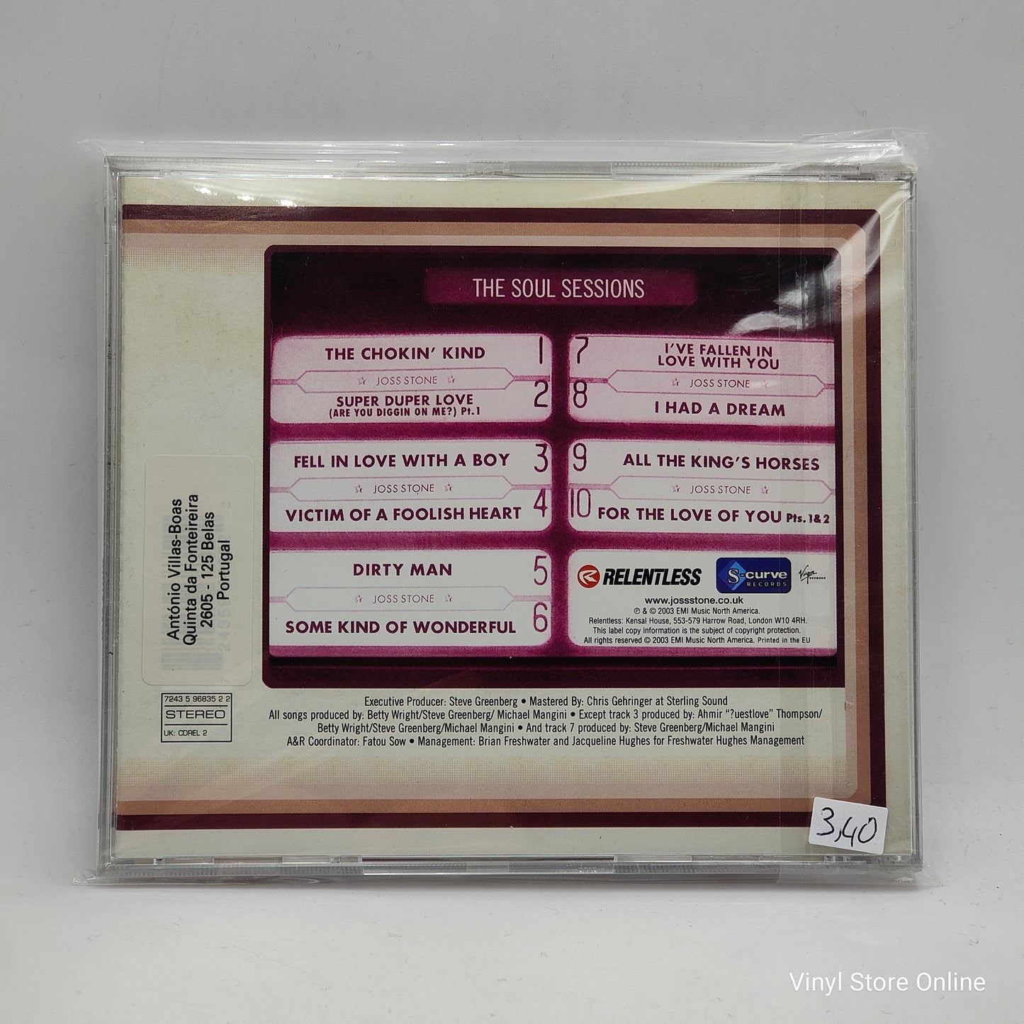 Joss Stone - The Soul Sessions (CD, Album)