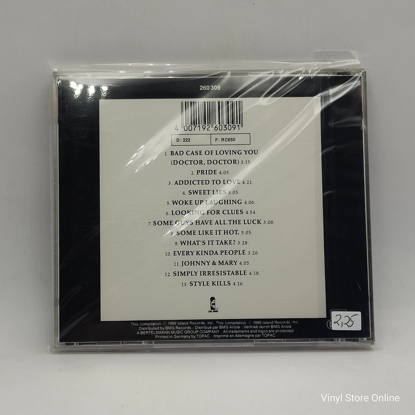 Robert Palmer - Addictions Volume I (CD, Comp)