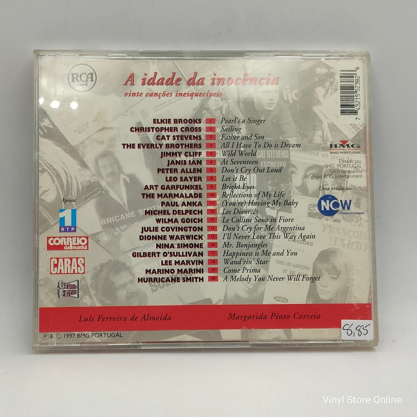 Various - A Idade Da Inocência - Vinte Canções Inesquecíveis - Vol. 4 (CD, Comp)