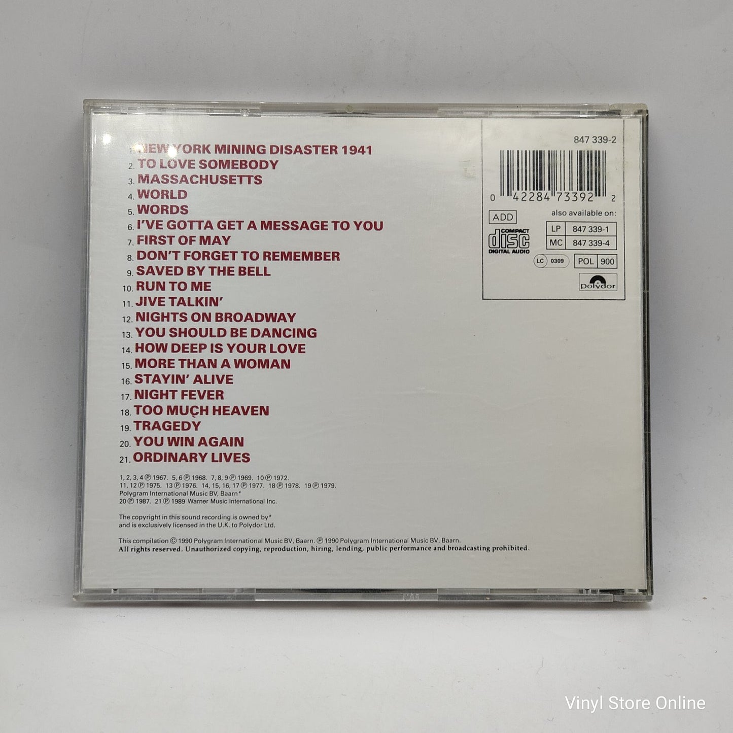Bee Gees - The Very Best Of The Bee Gees (CD, Comp)