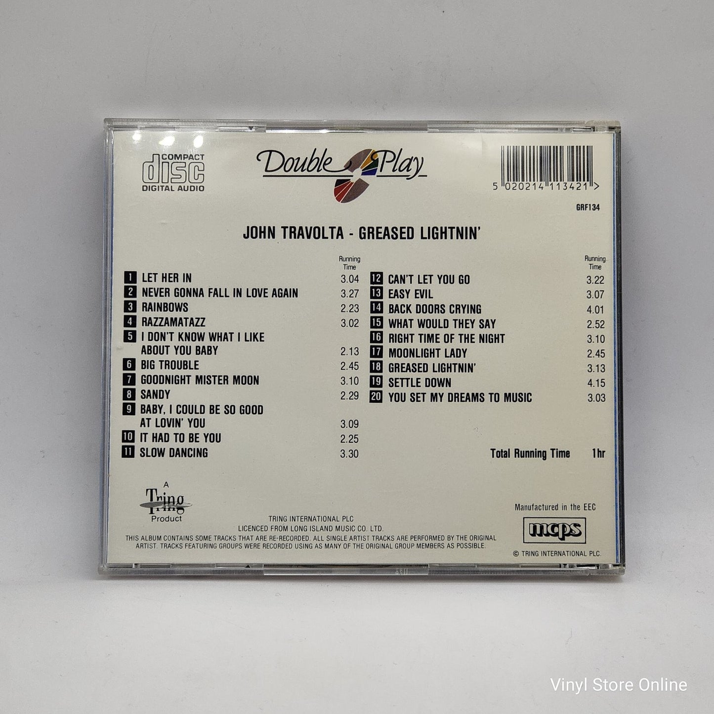 John Travolta - Greased Lightning (CD, Comp.)