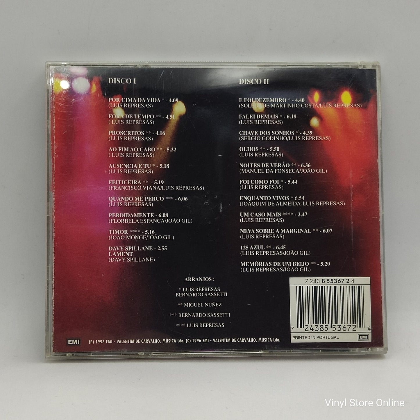 Luís Represas - Ao Vivo No CCB (2xCD, Album)