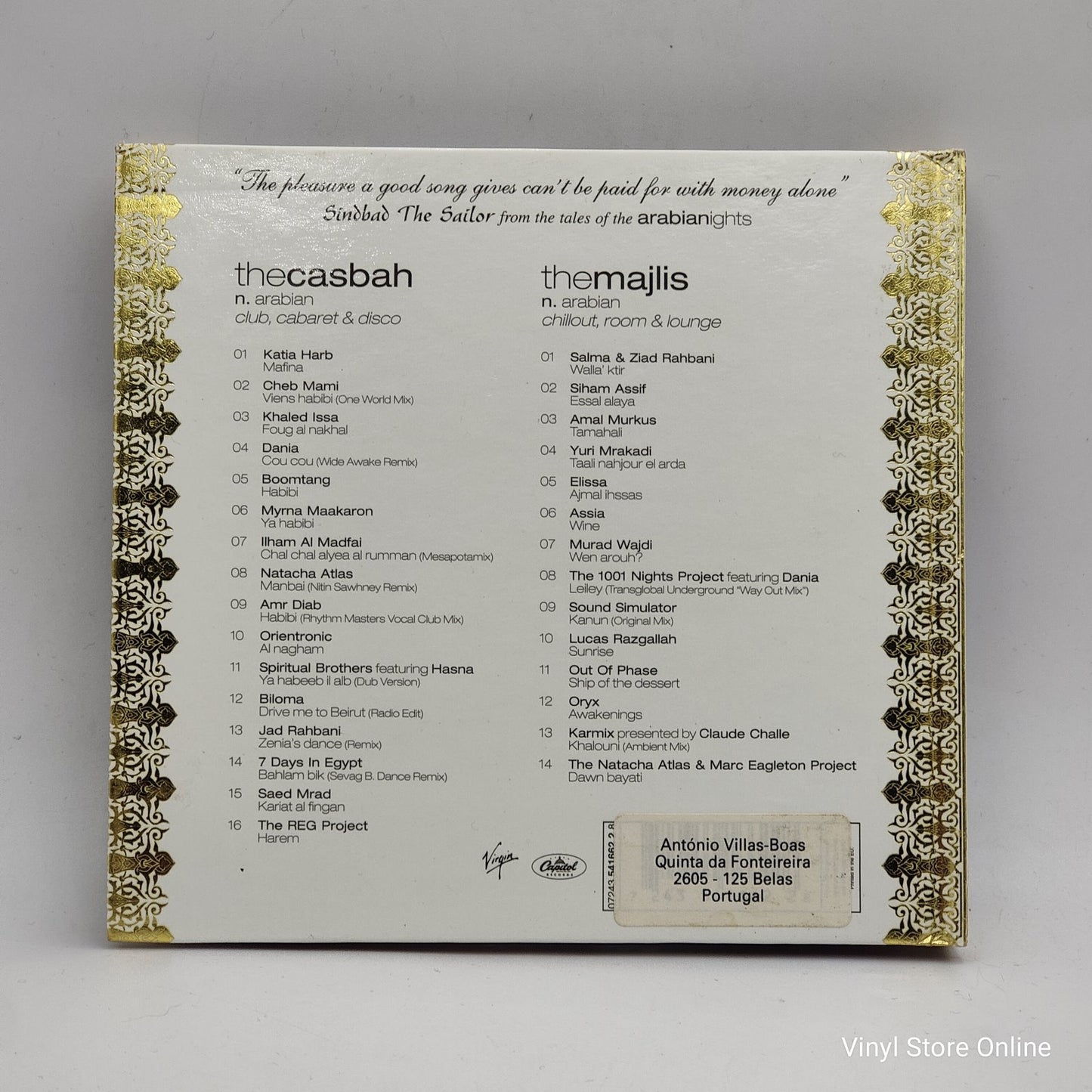 Various - Arabianights - Club & Chillout Classics (2xCD, Comp)