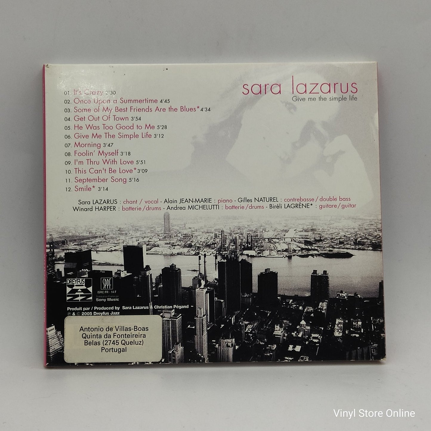 Sara Lazarus - Give Me The Simple Life (CD, Album)