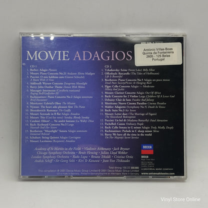 Various - Movie Adagios (Over 2½ Hours Of Beautiful Screen Classics) (2xCD, Comp)