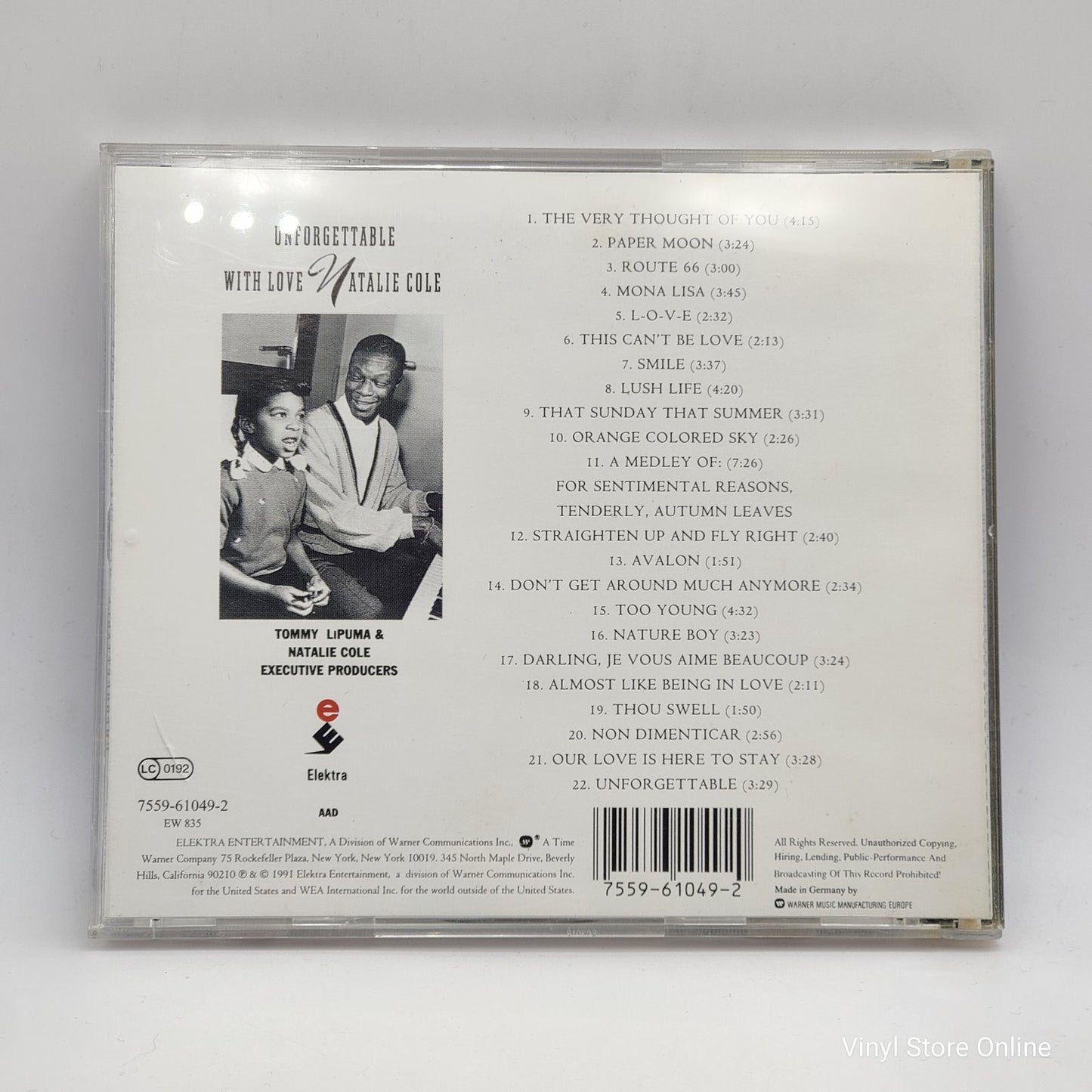Natalie Cole - Unforgettable With Love (CD, Album)