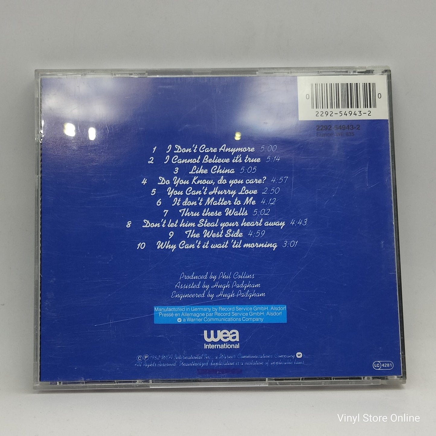 Phil Collins - Hello, I Must Be Going! (CD, Album, RE)
