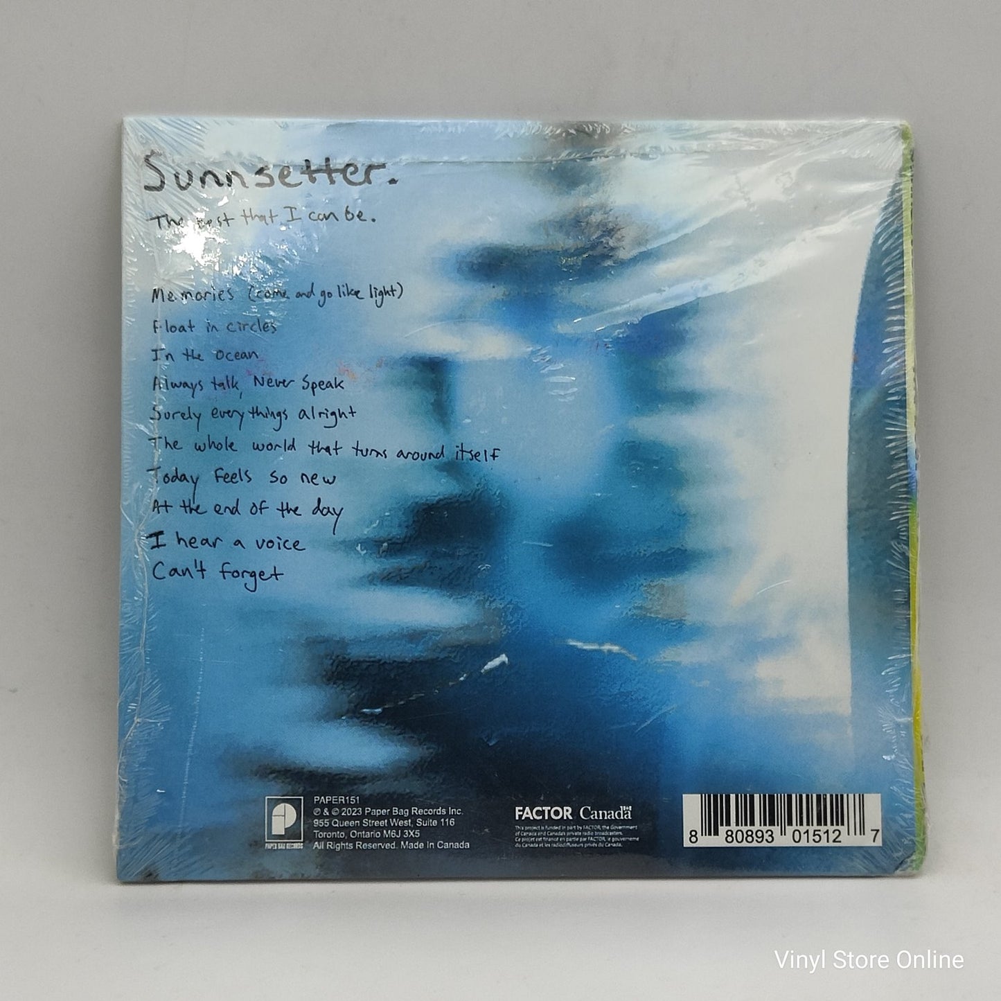 Sunnsetter - The Best That I Can Be. (CD, Album)